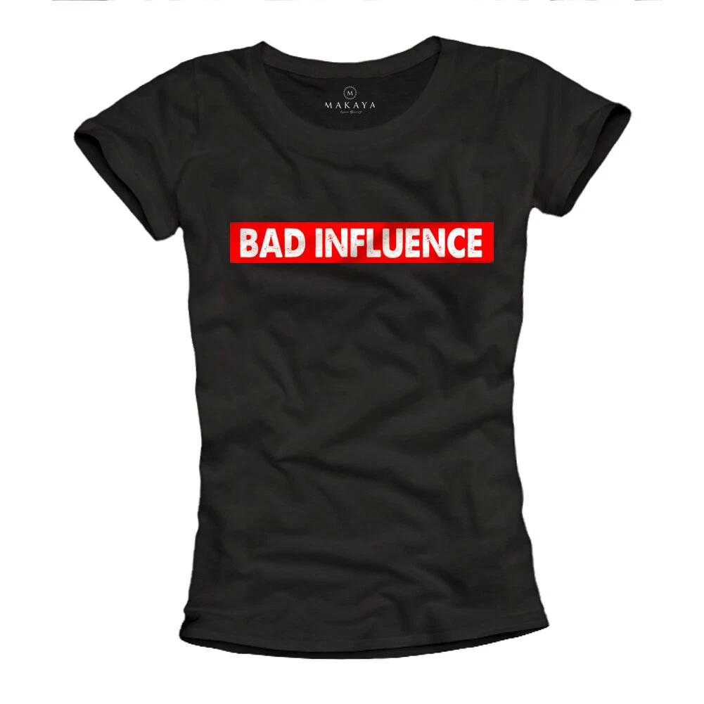 Ladies T-Shirt Funny Saying BATH INFLUENCE Top Hen Party Malle Fun- XL