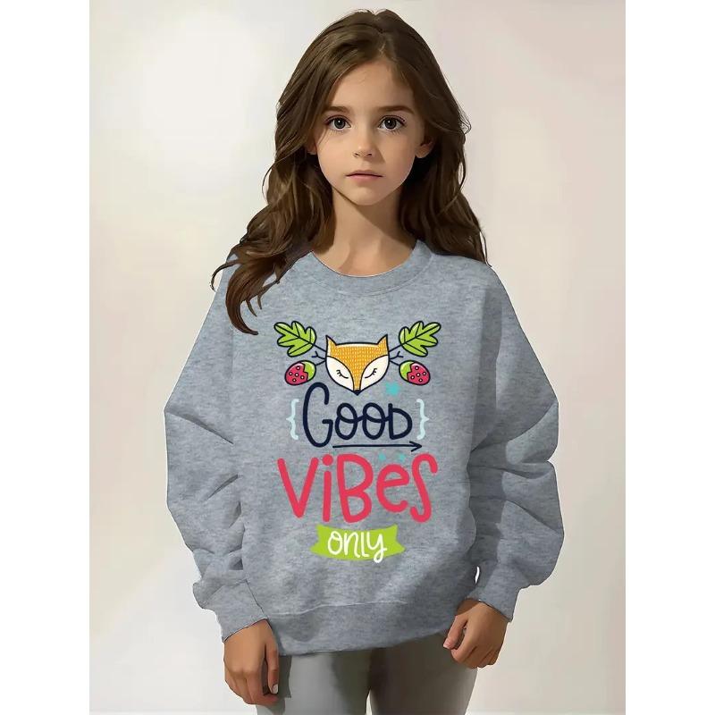 Children's Sweatshirt Autumn New Style Loose and Western Style Children's Spring and Autumn Cartoon Round Neck Sweatshirt RA02