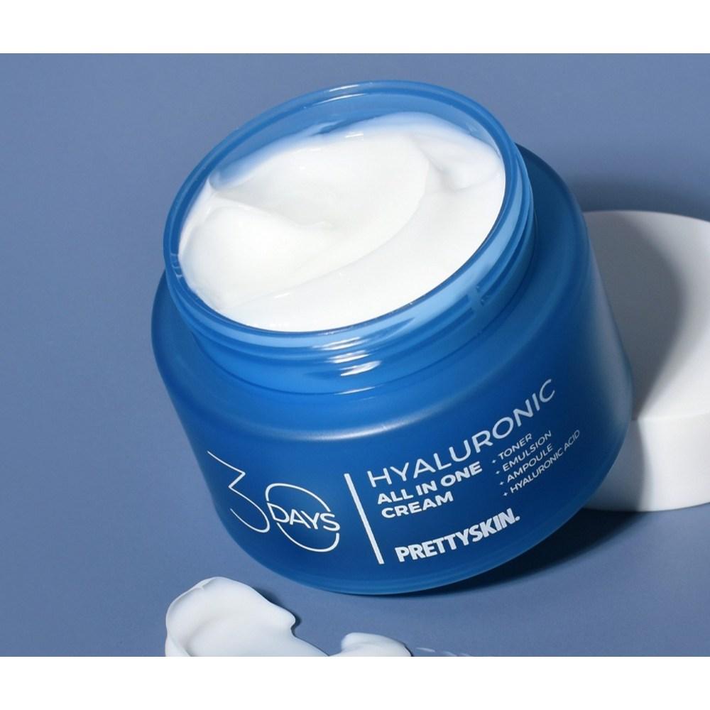 Pretty Skin 30 Jours Crème Hydratante Hyaluronique Tout-en-Un, 100ml, 1 unité