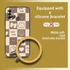 Solid Color Ring Phone Case For Tecno Spark 7/Spark7T Waterproof Dirt-resistant Anti-knock Personality Youth Funny Cute