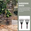 Two Plastic Hand Rakes With Non Slip Handle Designed For Foliage Easy Digging And Cultivating Tasks Yard Maintenance