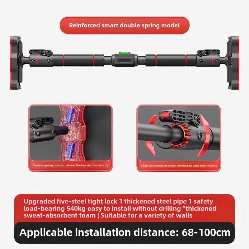 

Bestseller Horizontal Bar Household Indoor Fitness Equipment Household Sports Non-punching Rings Single Rod Pull-up Device on Th