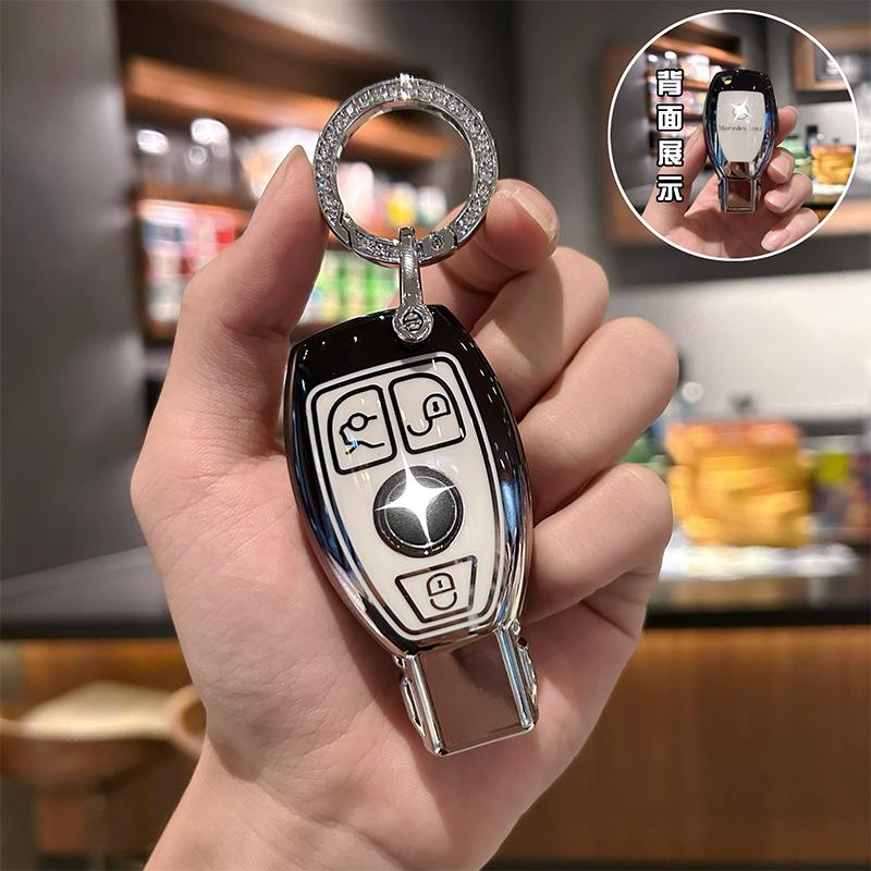 Fashion  Car Remote Key Case Cover Shell For Mercedes Benz A C E S G Class GLC CLE CLA GLB GLS W177 W205 W213 W222 X167 AMG A1