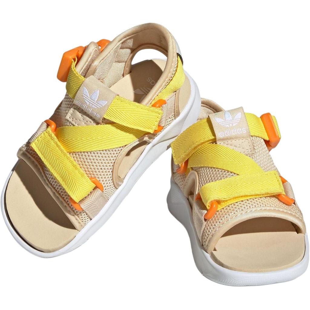 Adidas Originals 360 3.0 Sandals Soft Comfortable Durable Low-Top Walking Shoes Baby Sandals Brown Yellow ID7484