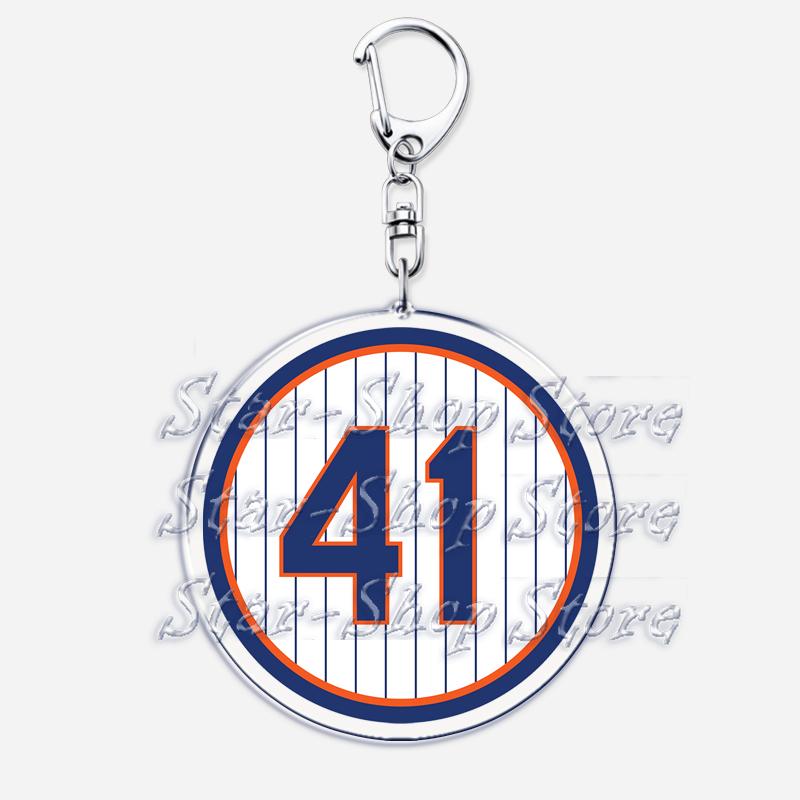 

Popular Baseball Jersey Player Number Keychains for Accessories Bag New York Sports Keyrings Jewelry Friends Fans Gifts
