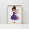 Poster Lovely Fairy Poster Lovely Fairy, 40X50 Cm, Black Aluminum Frame, 230 Gsm Matte Paper