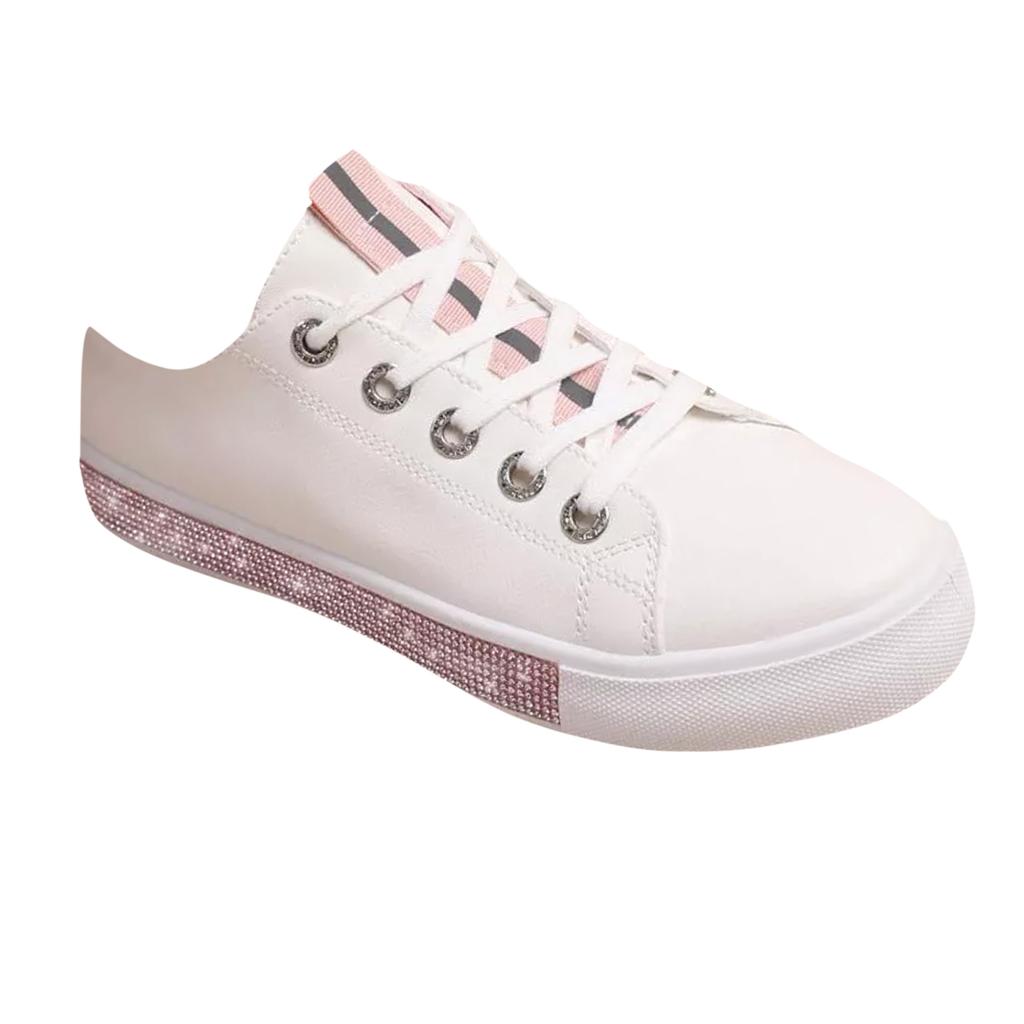 Where's That From Womens/Ladies Splendor Crystal Trim Trainers
