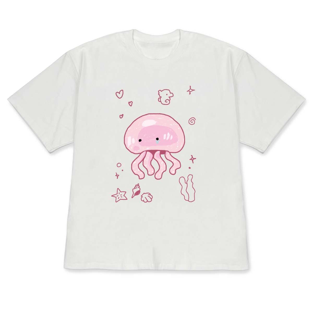 

Cute Shark Graphic ShortSleeve Tshirt Minimalist Ocean Aesthetic Casual Top Kawaii Blue Shark Crew Neck Tee for Women Unisex S