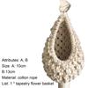 Hanging Basket Pineapple Shape Landscaping Cotton Macrame Flower Planter for Living Room