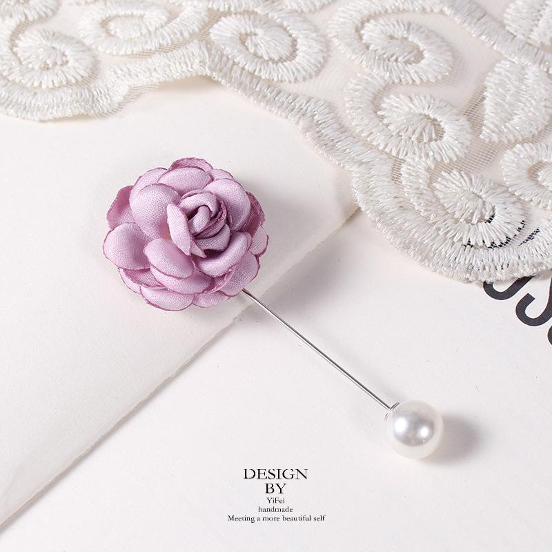 Brooch Female Japanese Flower Anti-Light Pin Temperament Versatile Corsage Hipster Suit Collar Accessories New