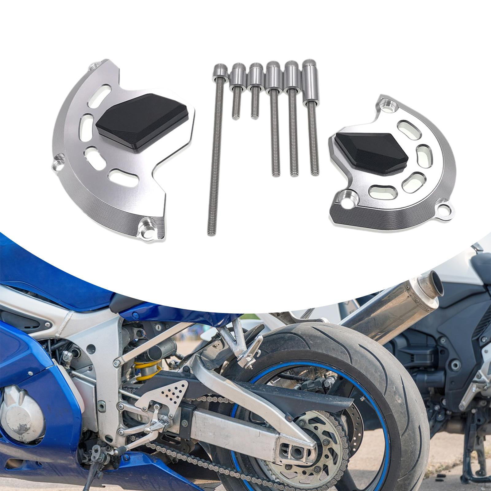 

Корпус двигателя Статор Крышка сцепления Аксессуары Защитные ограждения Рама для PG-1 серебряный