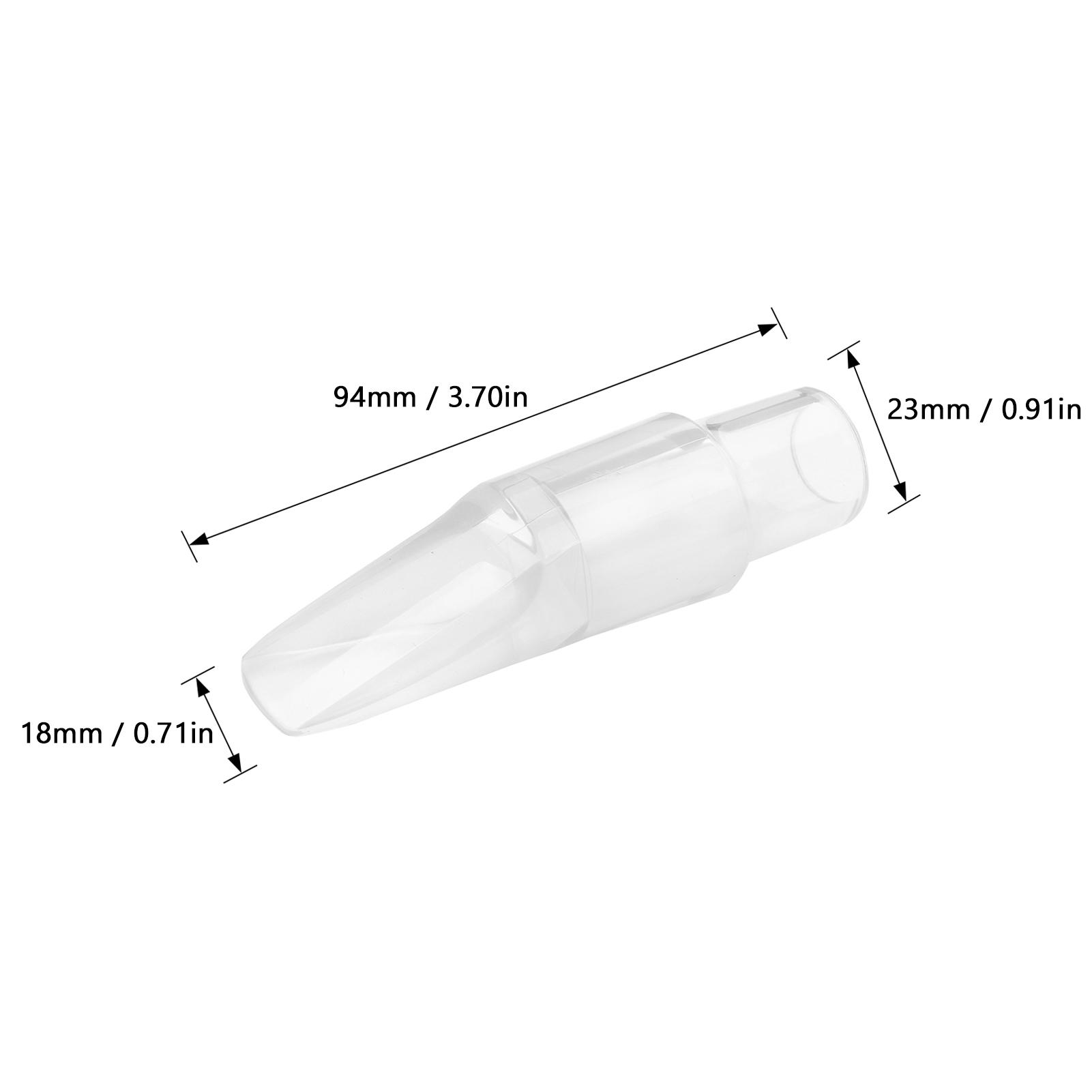 

Мундштук для альт-саксофона Головка для альт-саксофона для початківців Професійних саксофоністів Аксесуари для джазового музичного інструменту прозорий