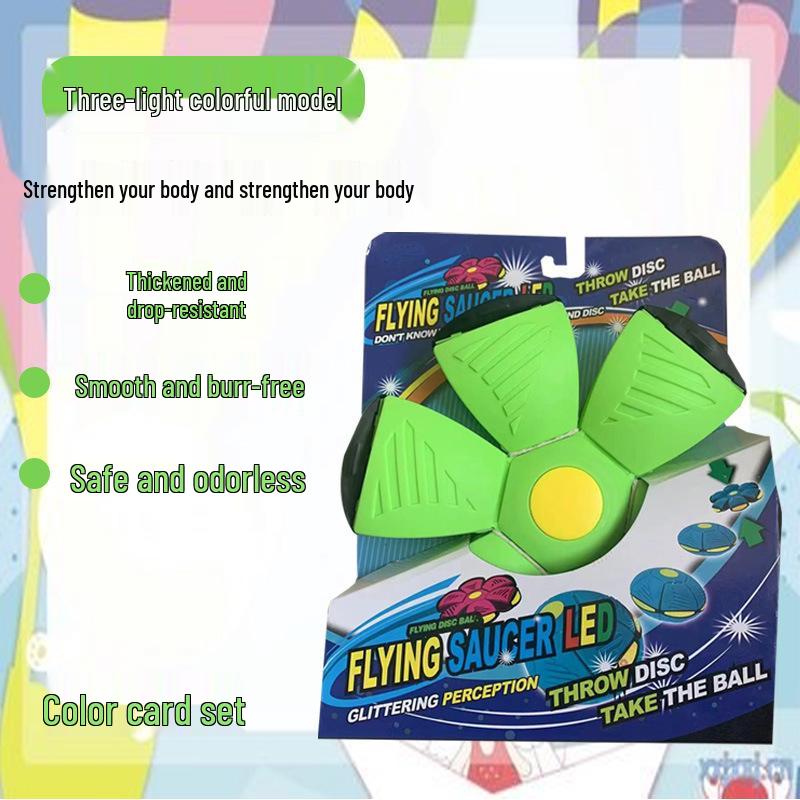 Magical Elastic Flying Saucer Ball - Children's Bouncing Stomp Toy for Outdoor Play