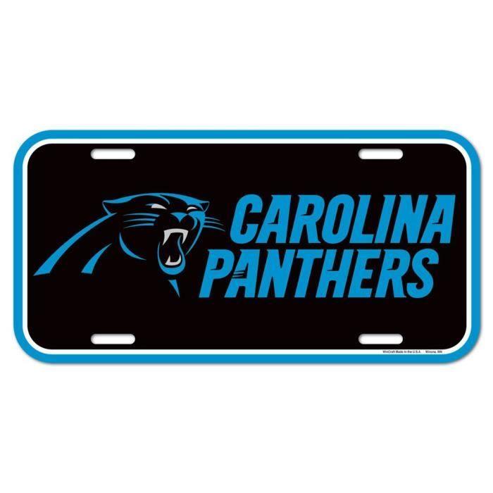 Wincraft Plaque d'immatriculation - Carolina Panthers