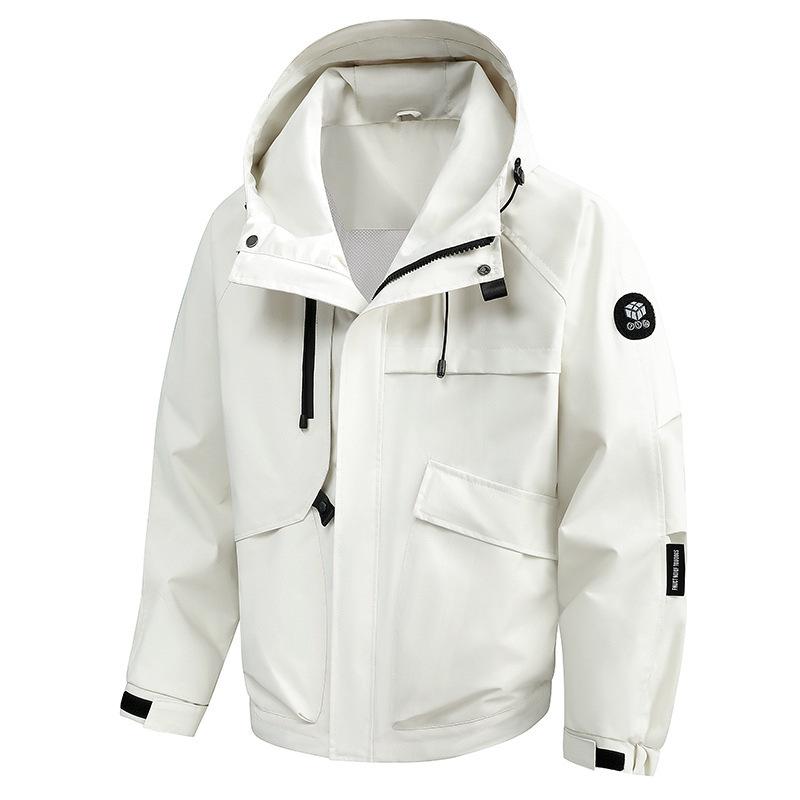 Men's Singles Outdoor Sports Casual Versatile Hooded Couple Jacket