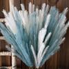 1PC Decoração Boho Fofa Planta Falsa Festa de Casamento Capim dos Pampas Cana Artificial Longa 77CM