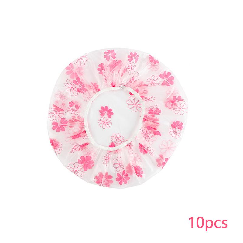 

Водонепроницаемая утолщенная шапочка для душа с рисунком звездного неба, многоразовая шапочка для купания, кухонная гигиеническая шапочка с защитой от масла