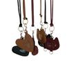 Leather Love Cat Change Bag Pendant Necklace Female Cute Versatile Fashion Accessories Sweater Chain