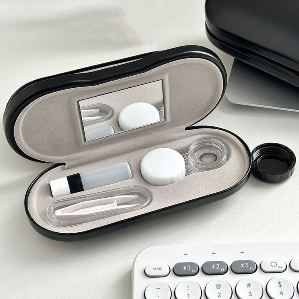 2 in 1 Glasses Storage Case Double Layer Glasses Protective Cover Creative Glasses Box  For Travel