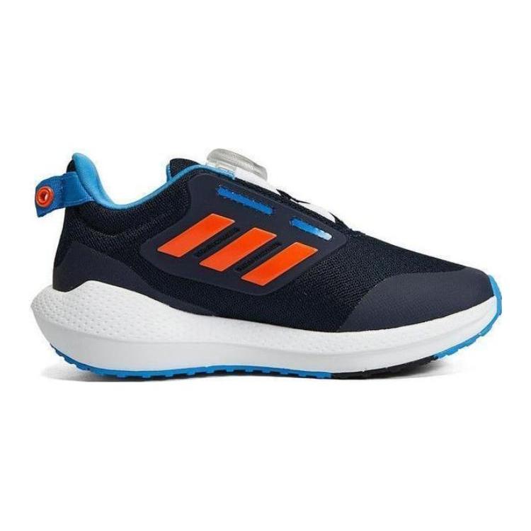 Adidas Eq21 Run 2.0 Run Boa Bounce Abrasion Resistant And Anti Kick Low top Running Shoes Black Orange Blue Kids' GZ4520