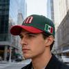Mexico M Letter Embroidered Baseball Cap Adjustable Cotton Polyester Blend Sunhat For Men Women Kids