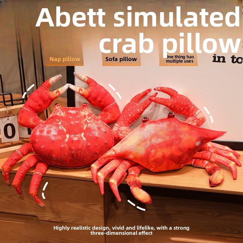 Crab Plush Toy With Short Plush Material For Children And Photo Props
