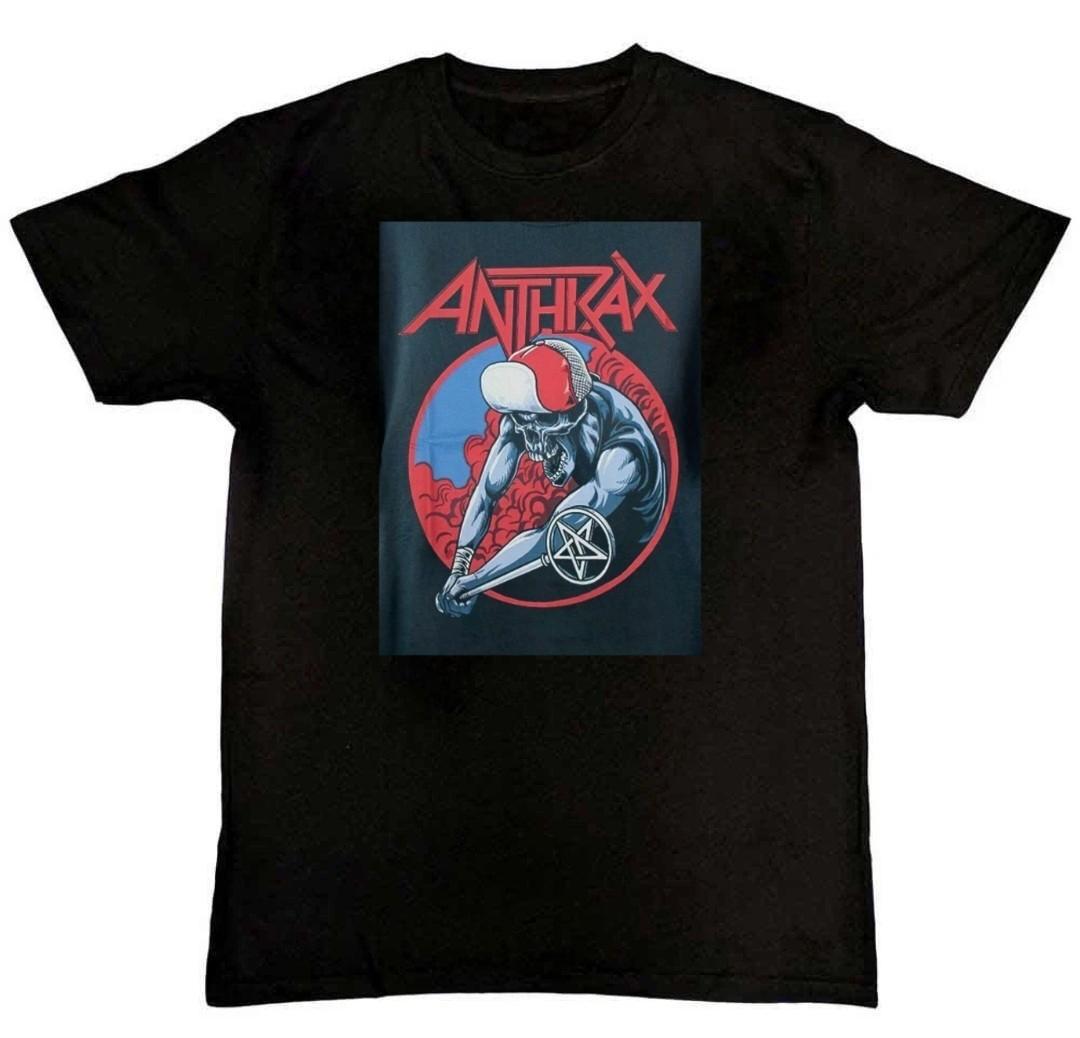 Popular ANTHRAX Concert Graphic Print Mens T-Shirt S-4XL S