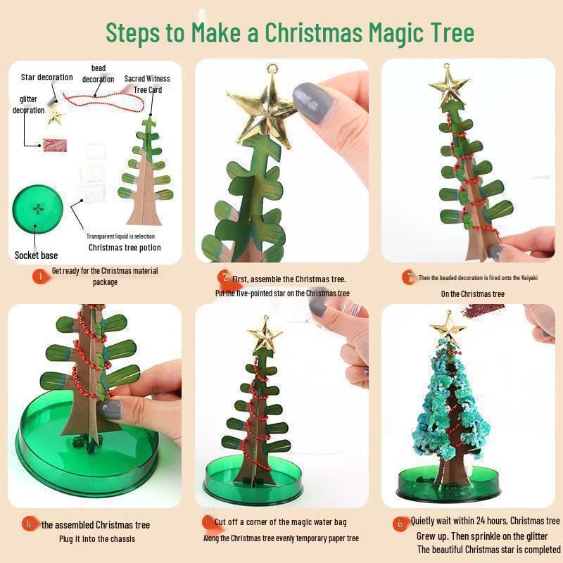 Magic Water Crystal Christmas Tree Blossom