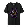 Trippy Multi Eye Jax Charakter Grafik T-Shirt, TADC Psychedelisches Kaninchen Cartoon Print Tee, Dunkles Gruseliges Style Kurzarm Top