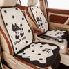 Cute Polka Dot Cat Four Seasons Universal Seat Cushion Covers Cartoon Breathable Comfortable Auto Seat Accessories