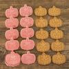 10x Cartoon Fun Biscuits Mould Set Halloween Pumpkin Cookie Cutter Stamp Plastic Biscuit Pastry Cutters Cake Decors