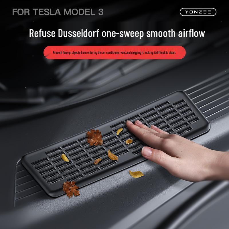 Air Conditioning Intake Vent Cover Filter for Tesla Model 3 Facelift