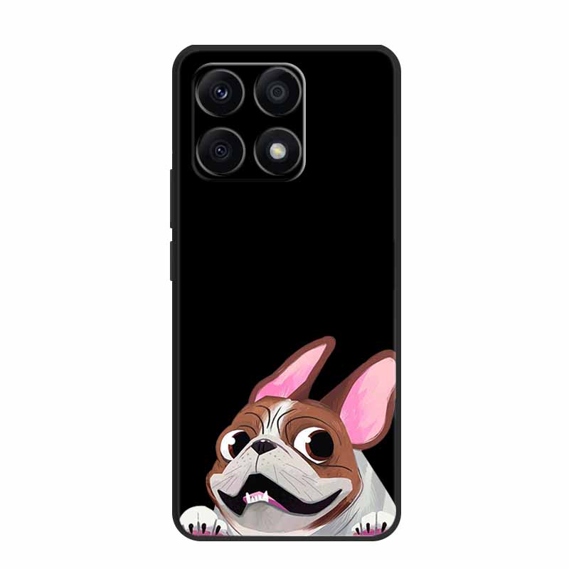 Black Silicone Case For Xiaomi 15T Pro Case Cartoon Cat Soft Back Cover For Xiaomi 15T 5G 17 14T Pro Phone Case Coque Funda Para