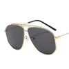 Trendy Women Sunglasses Retro Metal Frame Vintage Double Bridge UV400 Shades for Women Men Gafas De Sol