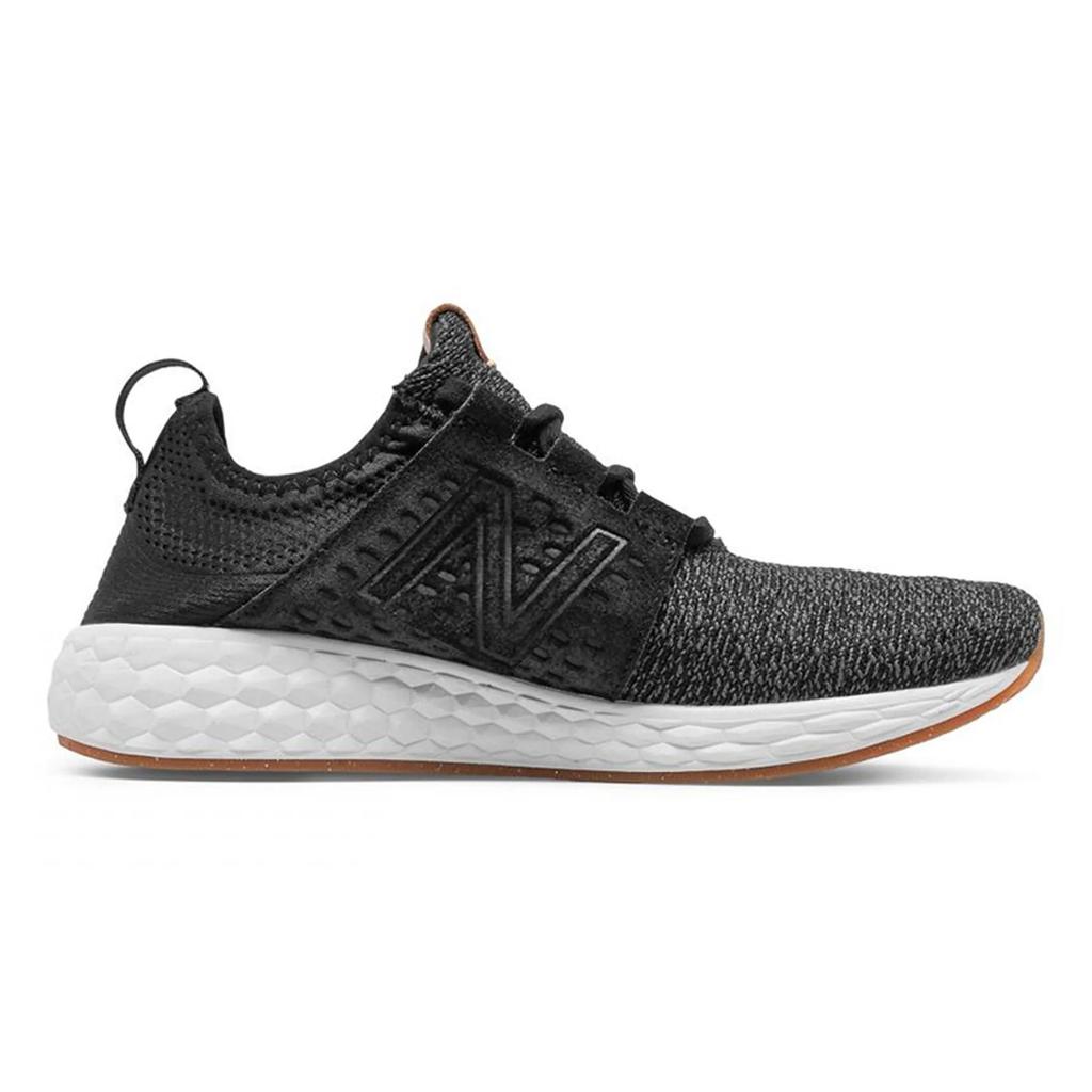 New Balance Womens Fresh Foam Cruz 'Black Gum' (women's sizes) Black / Sea Salt / Gum Rubber Running Shoes WCRUZOB
