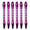 6pcs/Set Medium Size Aluminum Darts Shafts 4.5mm Diameter Mixed Color Throwing Accessories Thread Design Metal Rod