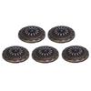 5 Sets Screw Back Button 30mm Round Shape Antique Bronze Black Turquoise Conchos with 4.5mm Screws F