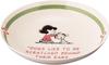 PEANUTS Snoopy Pastateller für Curry Durchmesser x 4cm Mikrowellen- und Spülmaschinenfest Mino Yamaka Hergestellt in SDG Initiative Recyceltes Geschirr (Satz 3), Teller,