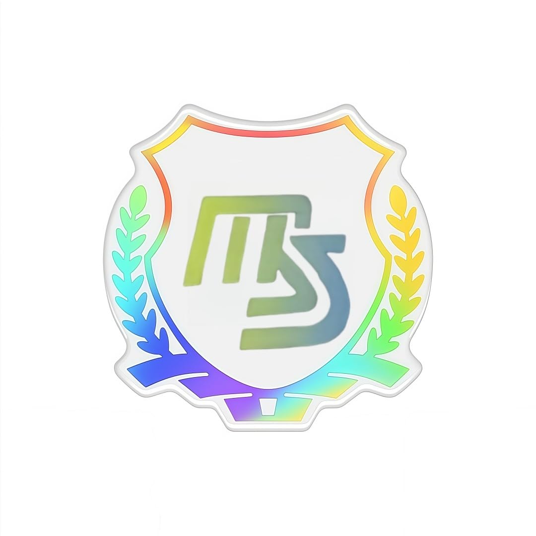 Mazda MS Car Logo Sticker Car 3D Sticker Compatible with Mazda MS