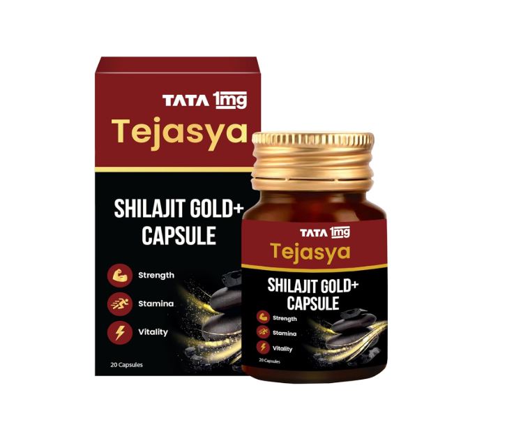 

Tejasya Shilajit Gold+ Capsule | Supports Energy, Strength & Stamina 20 capsules