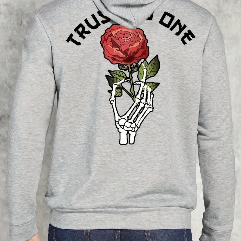 Unisex Casual Sports Hooded Sweatshirt Printed Fashion Trendy Hoodie