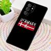 Dänemark Flagge Handyhülle für Samsung Galaxy note 10 pro S26 Ultra S23 S24 FE S25 S21 S22 PLUS stoßfest Hülle