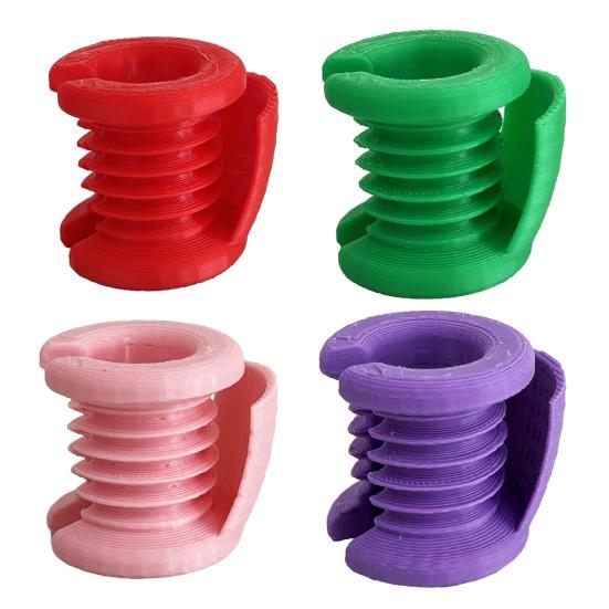 Finger Crochet Guide 3D Printed Yarn Guide Finger Holder Plastic Thread Guide Crochet Helper for Crocheters