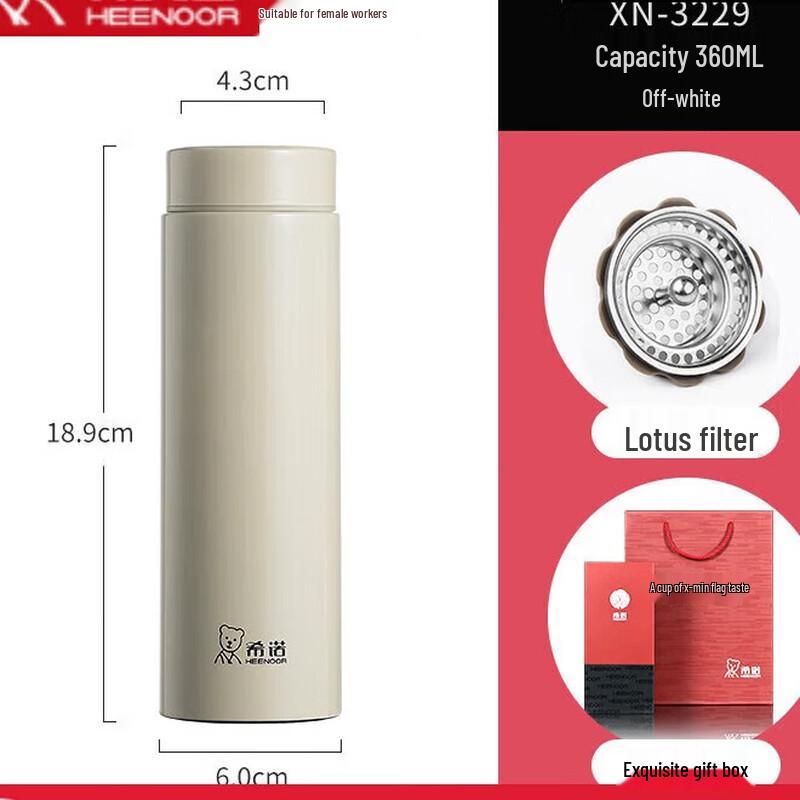 

Heenoor Portable Stainless Steel Insulated Thermos Bottle