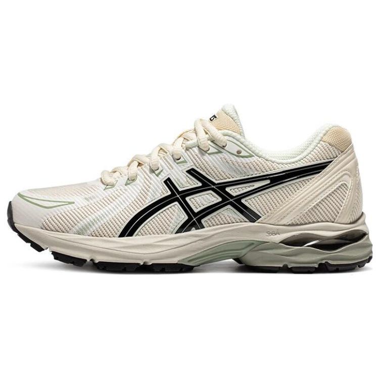 Asics Gel-Flux Comfortable Fabric Synthetic Leather Durable Breathable Low-Top Casual Running Shoes Women sneaker Gray Black 1012B632-020