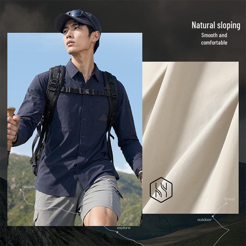 Peak Men's Outdoor Long-Sleeve Work Shirt