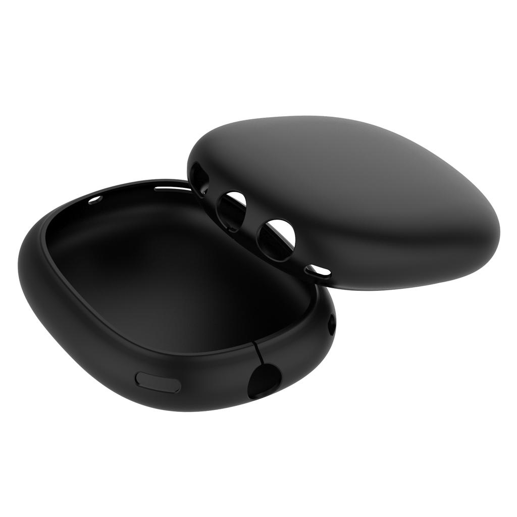 Silicone Case Cover for AirPods Max with USB-C Bluetooth-Compatible Headset Anti-Scratch Ear Pad Soft Shell Protectors