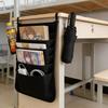 1pcs Desk Side Storage Bag Hanging Book Bag for Students Desktop Organizer Pouch