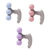 Compacts Handheld Massager 6 Roller Handheld Massage Roller for Muscle Relief Yoga Stretching Fitness Daily Relaxation