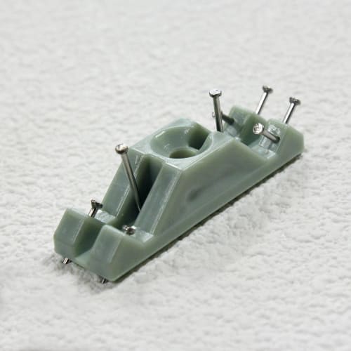 Waki Sangyo Pirashell Pin Fixing Brackets, Pirashell-Specific Brackets for Shelf Columns and Plasterboard Mounting, 10-Pack, White, WPS50